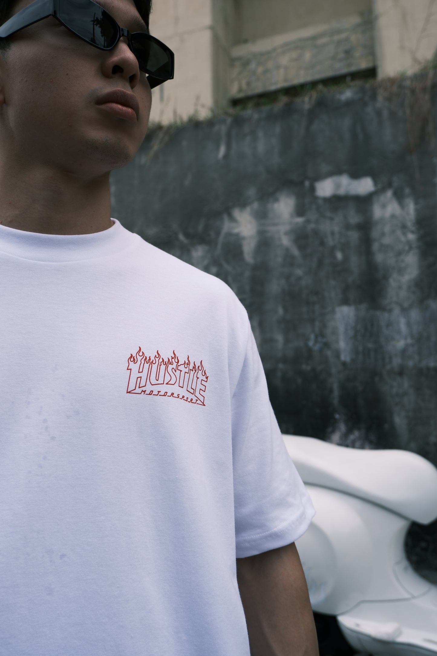 FLAME LOGO BOXY T-SHIRT