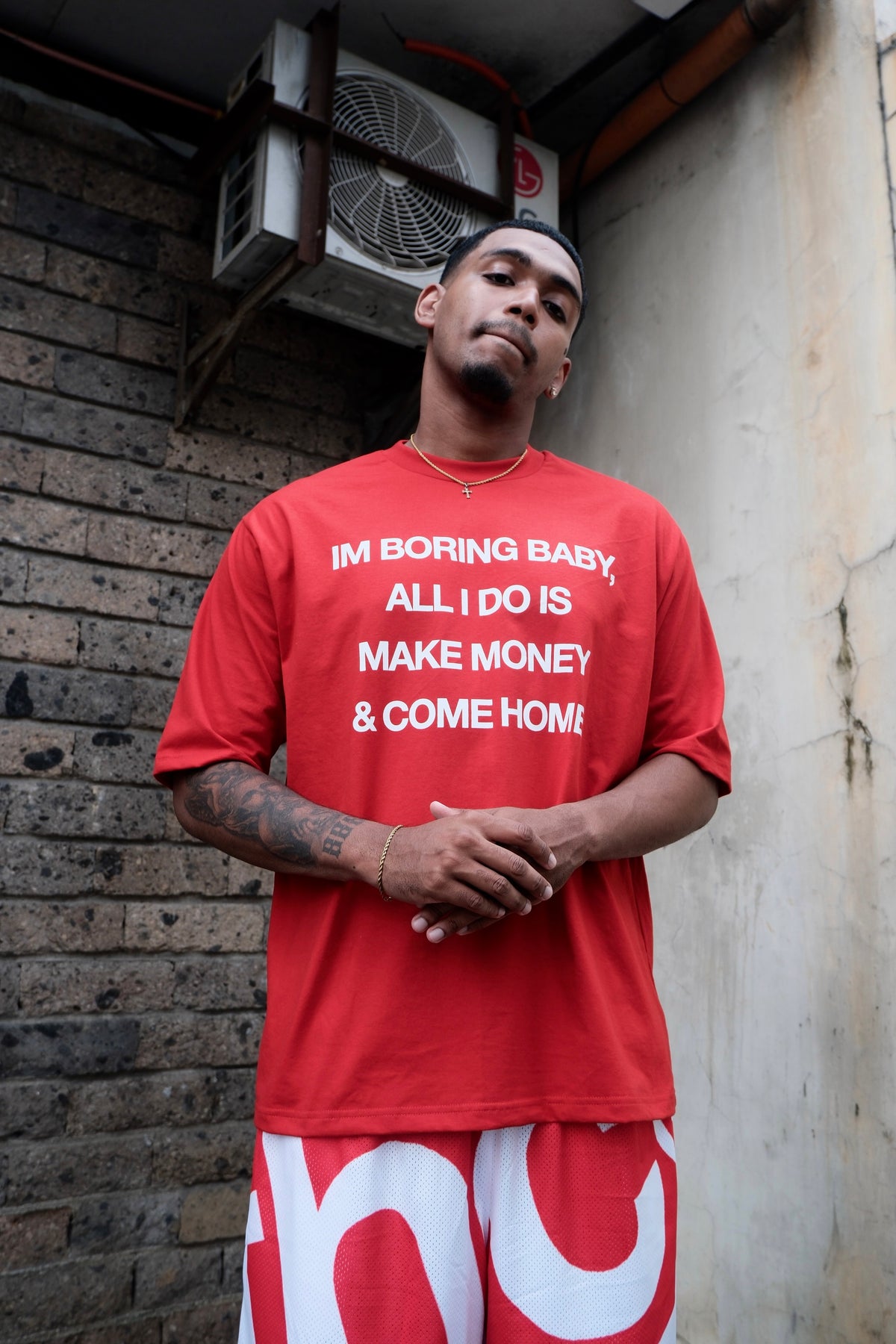 MAKE MONEY BOXY FIT TEE