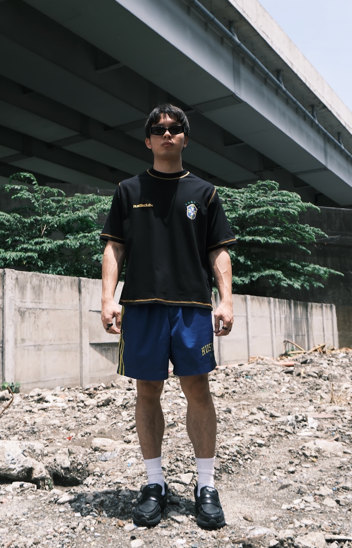 BRAZIL ARCH MESH SHORTS REGULAR FIT (BLUE)