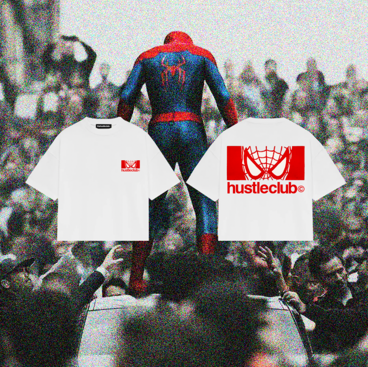 MASK MAN WHITE BOXY T-SHIRT