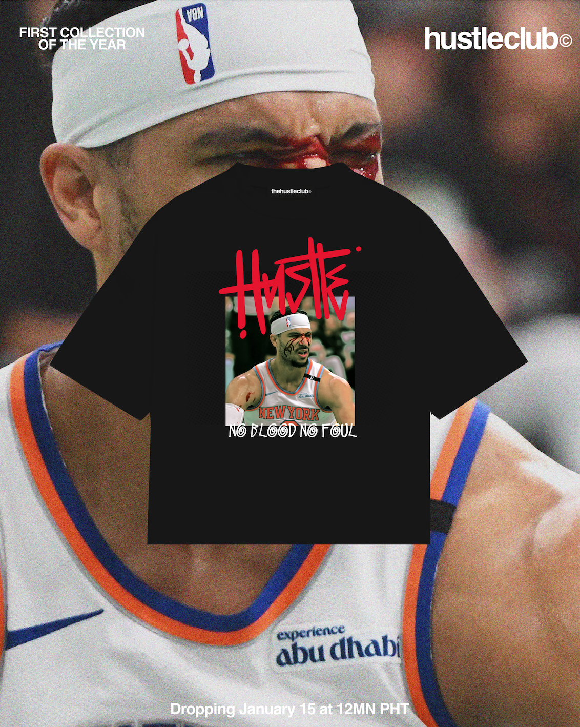 NO BLOOD NO FOUL T-SHIRT