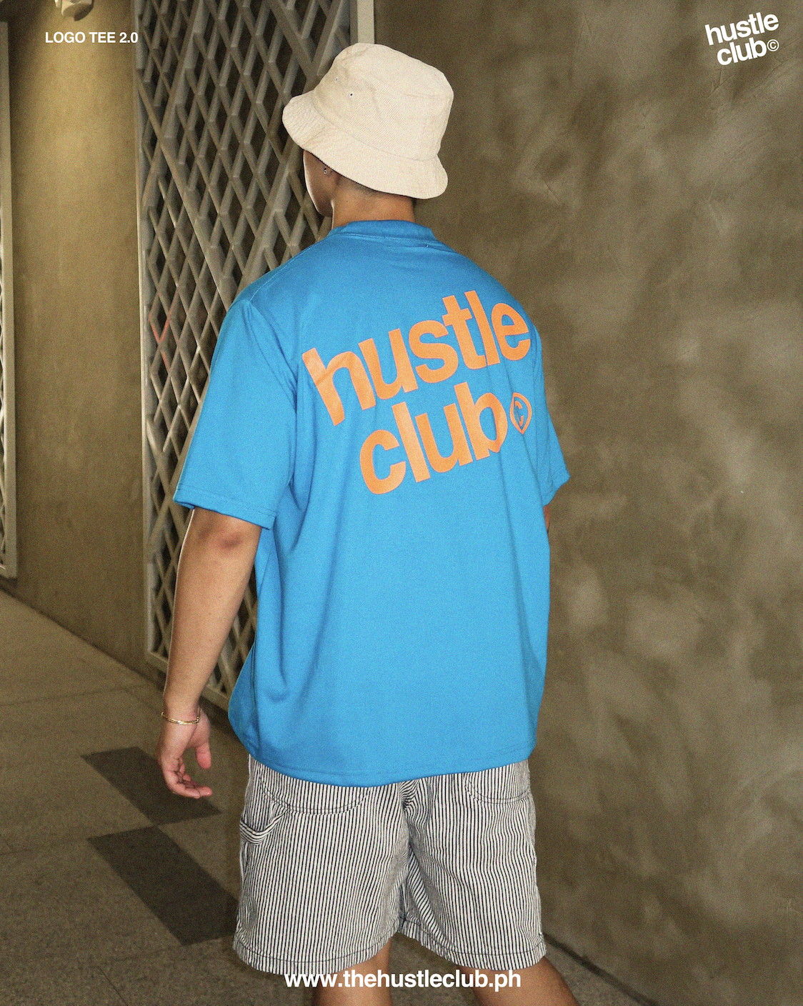 COURT BLUE LOGO 2.0 T-SHIRT