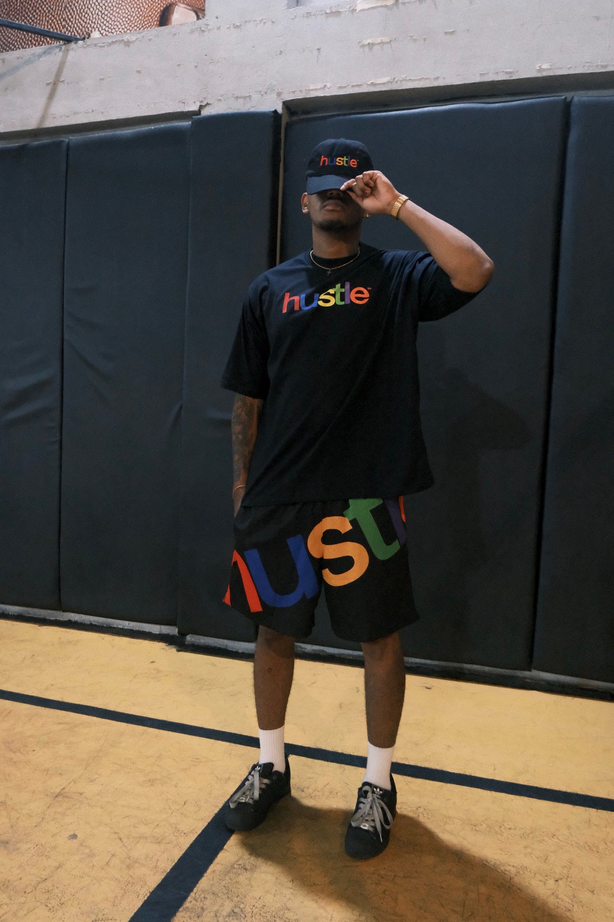 MULTICOLOR LOGO MESH SHORTS REGULAR FIT