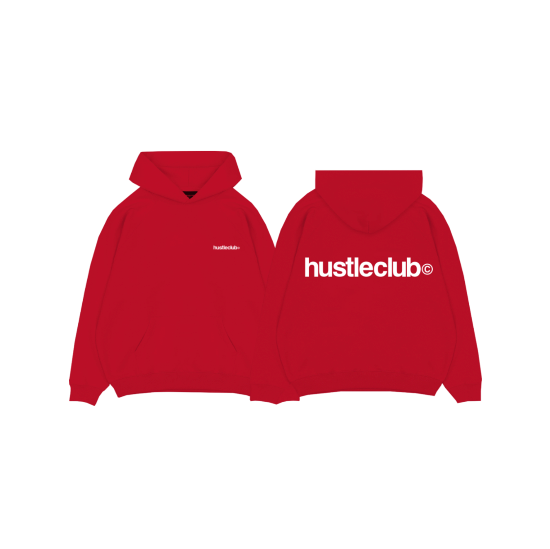 LOGO HOODIE RED