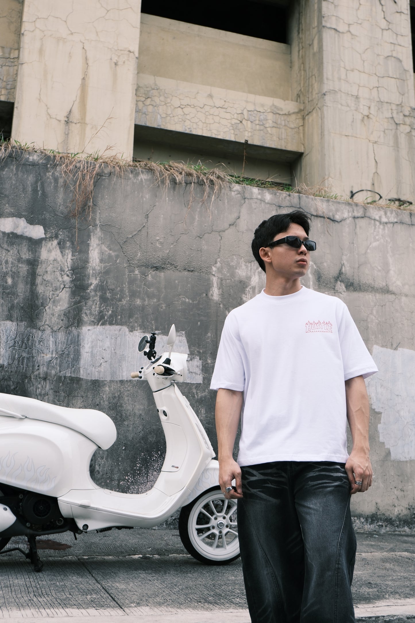 FLAME LOGO BOXY T-SHIRT