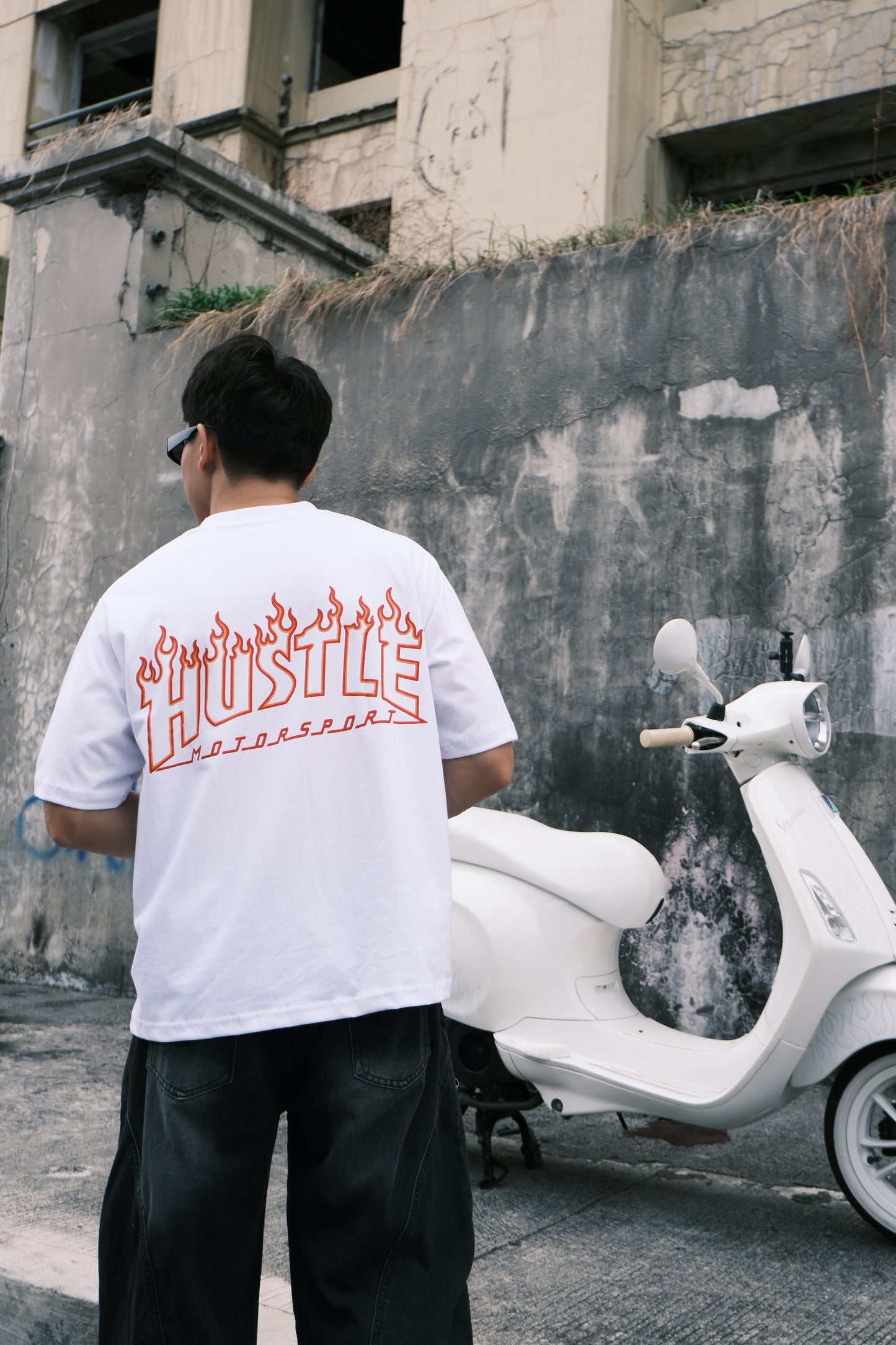 FLAME LOGO BOXY T-SHIRT