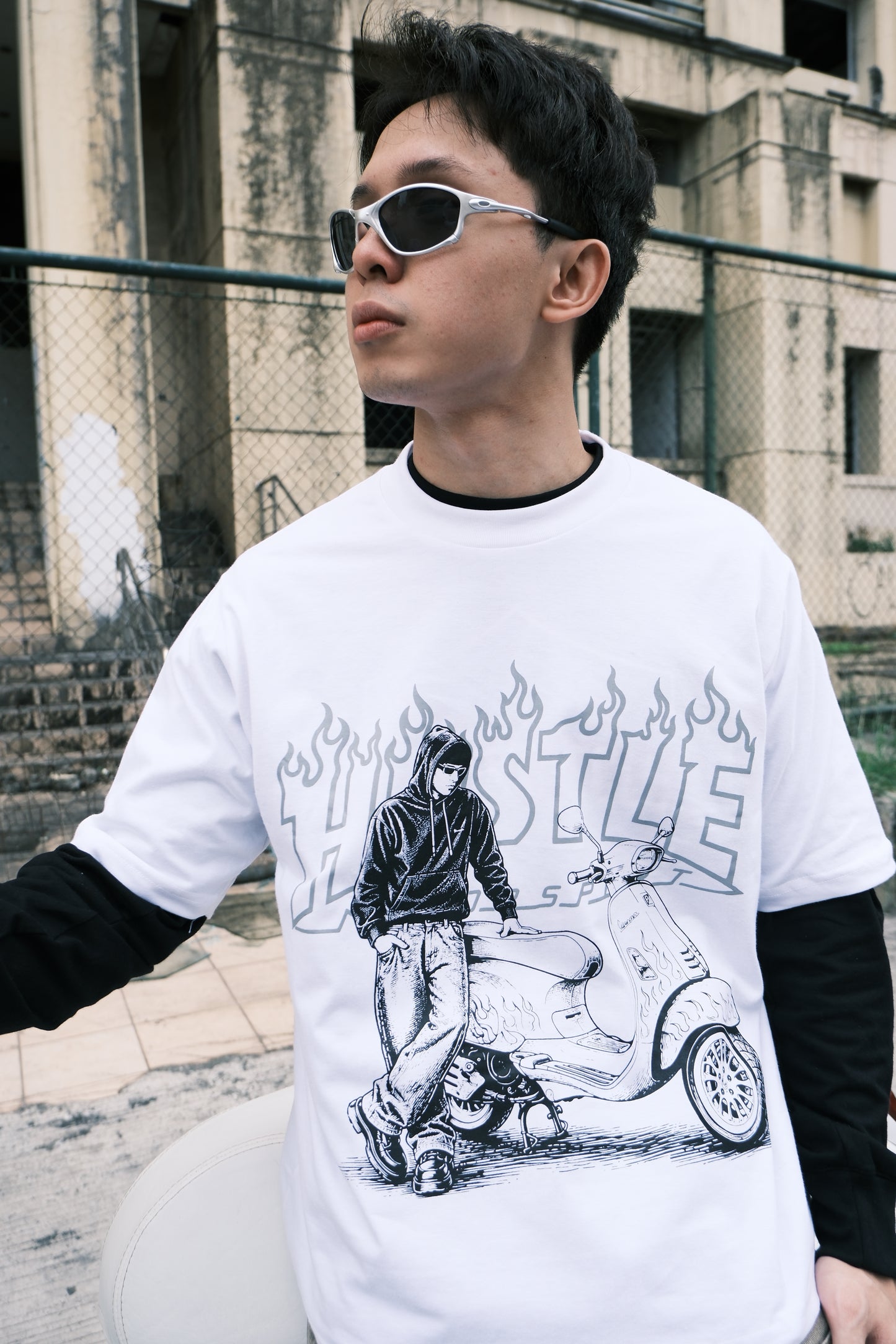 SCOOTER CLUB BOXY T-SHIRT