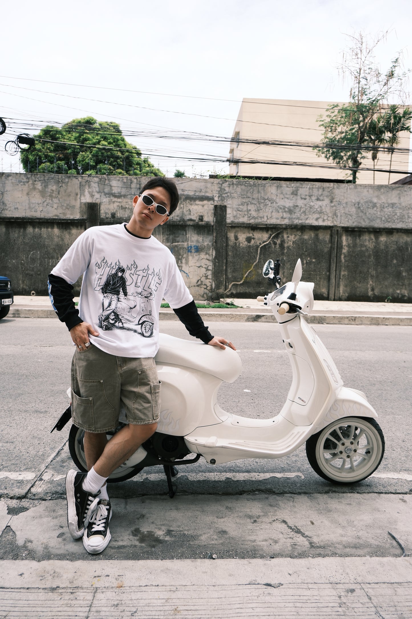 SCOOTER CLUB BOXY T-SHIRT