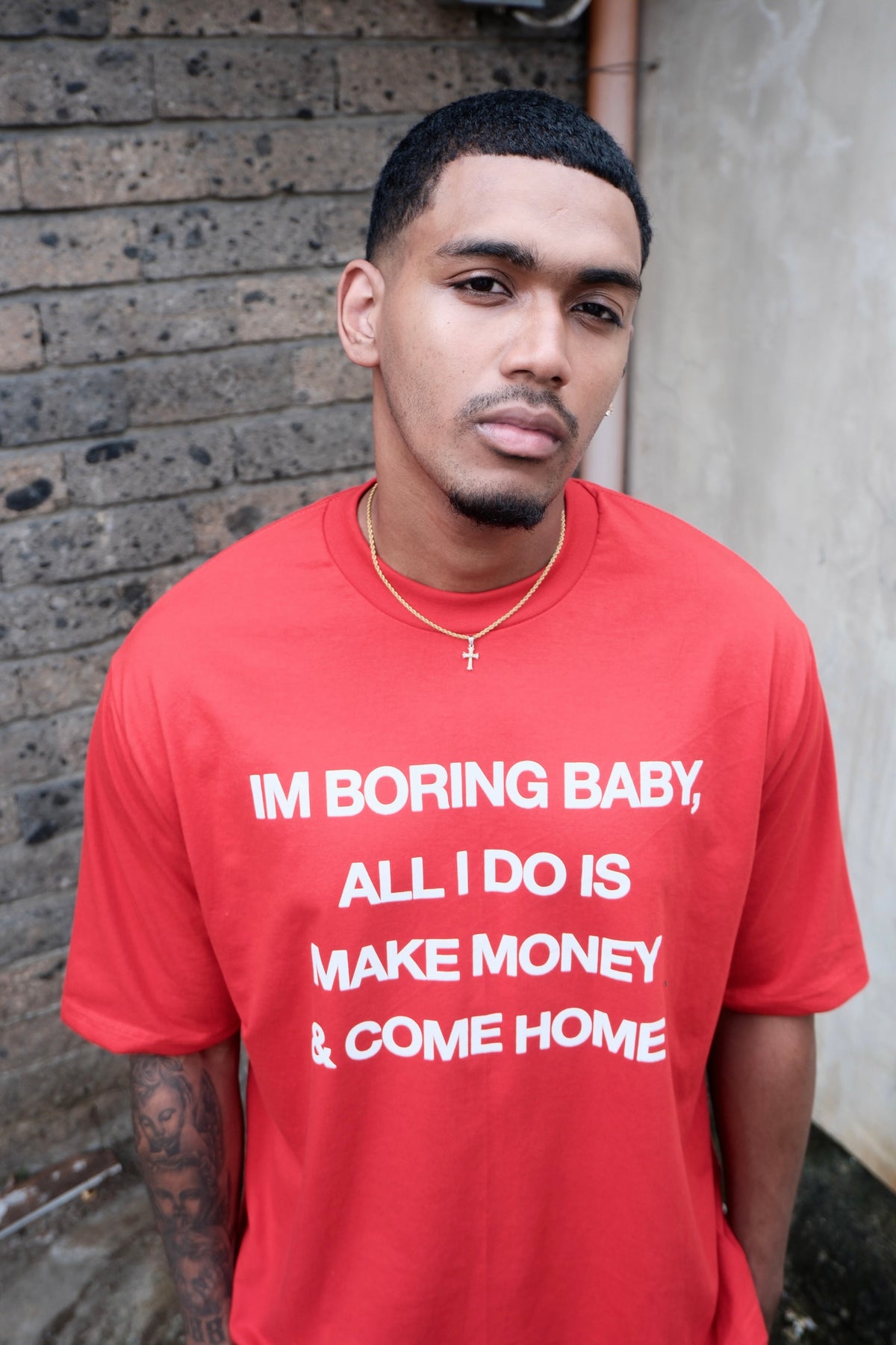 MAKE MONEY BOXY FIT TEE