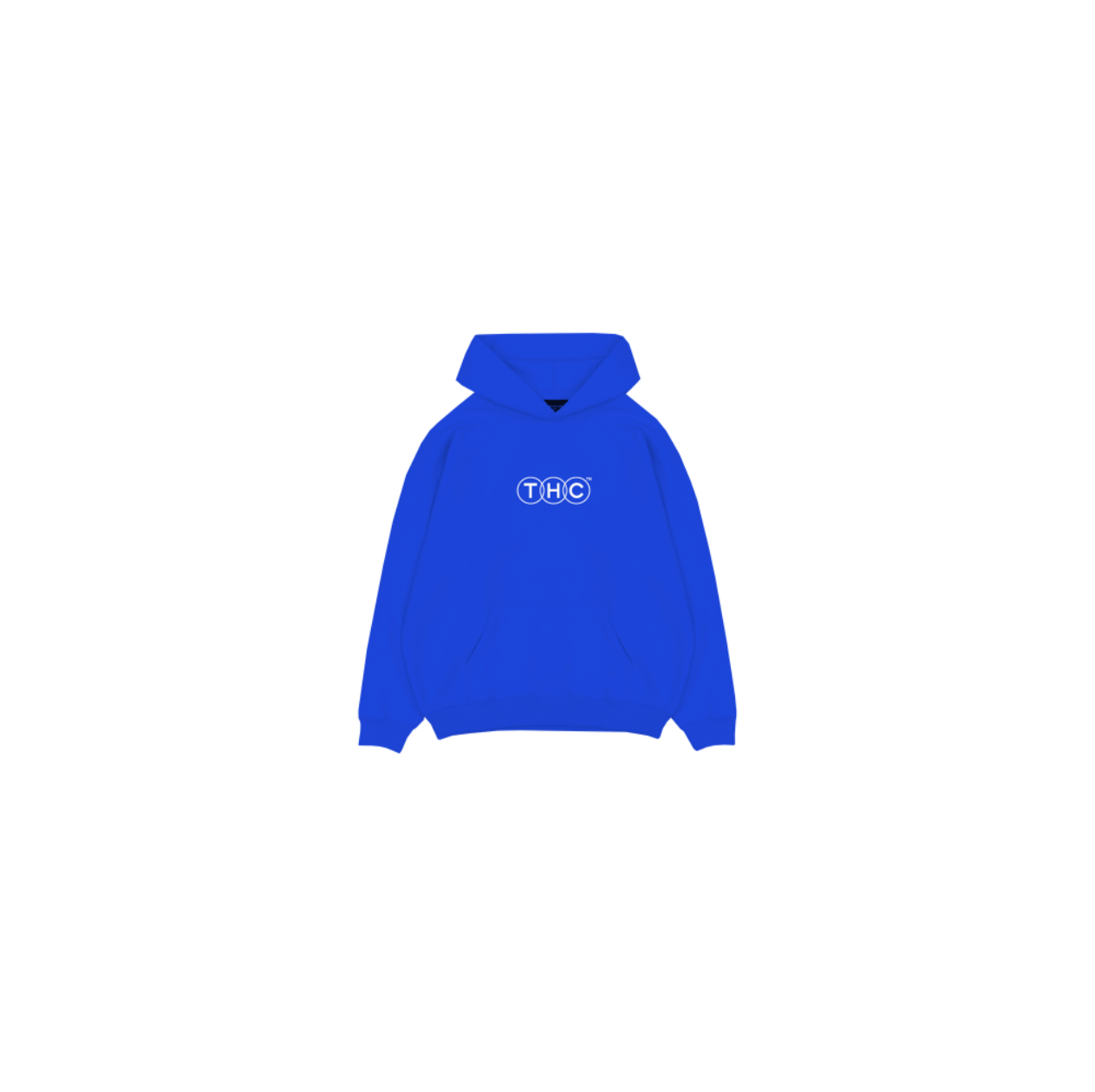 THC WORLD HOODIE BLUE