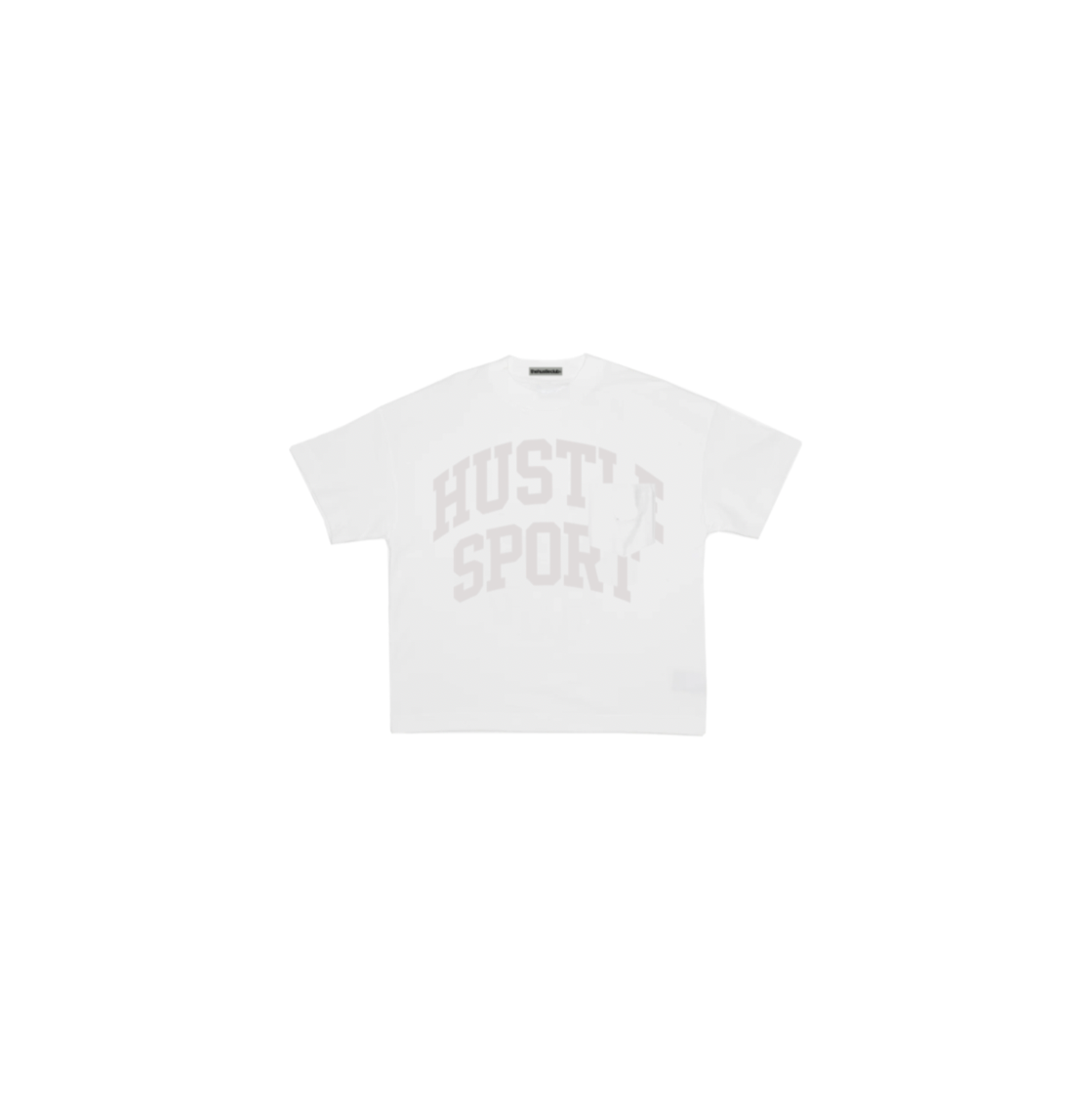 HUSTLE SPORT POCKET T-SHIRT WHITE