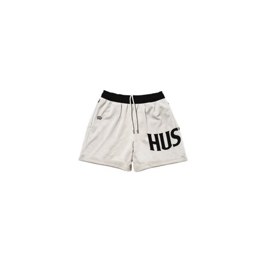 OG WAVE LOGO MESH SHORTS WHITE