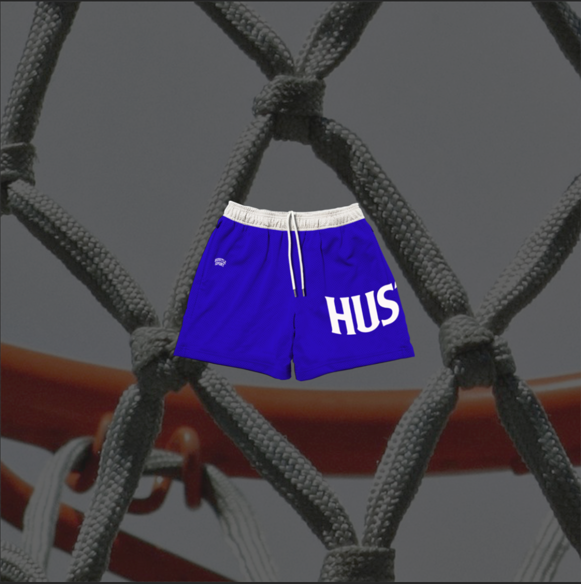 OG WAVE LOGO MESH SHORTS BLUE