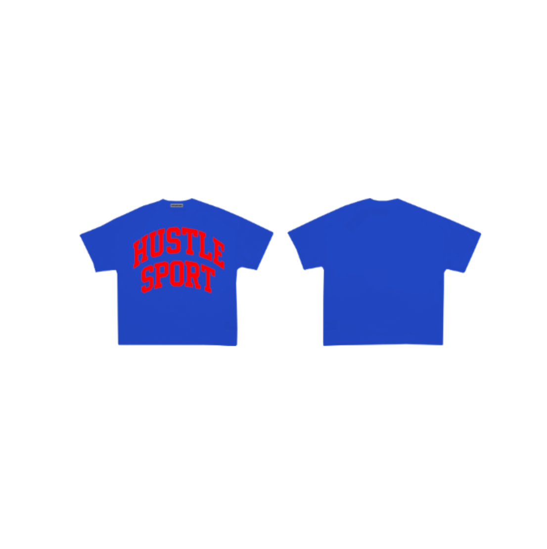 HUSTLE SPORT T-SHIRT BLUE