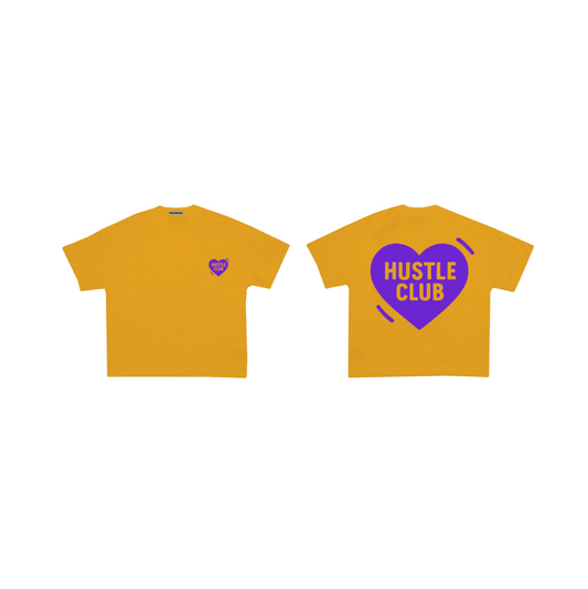 HEART OF HUSTLE YELLOW T-SHIRT