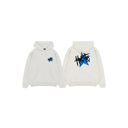 ROCKSTAR HOODIE WHITE