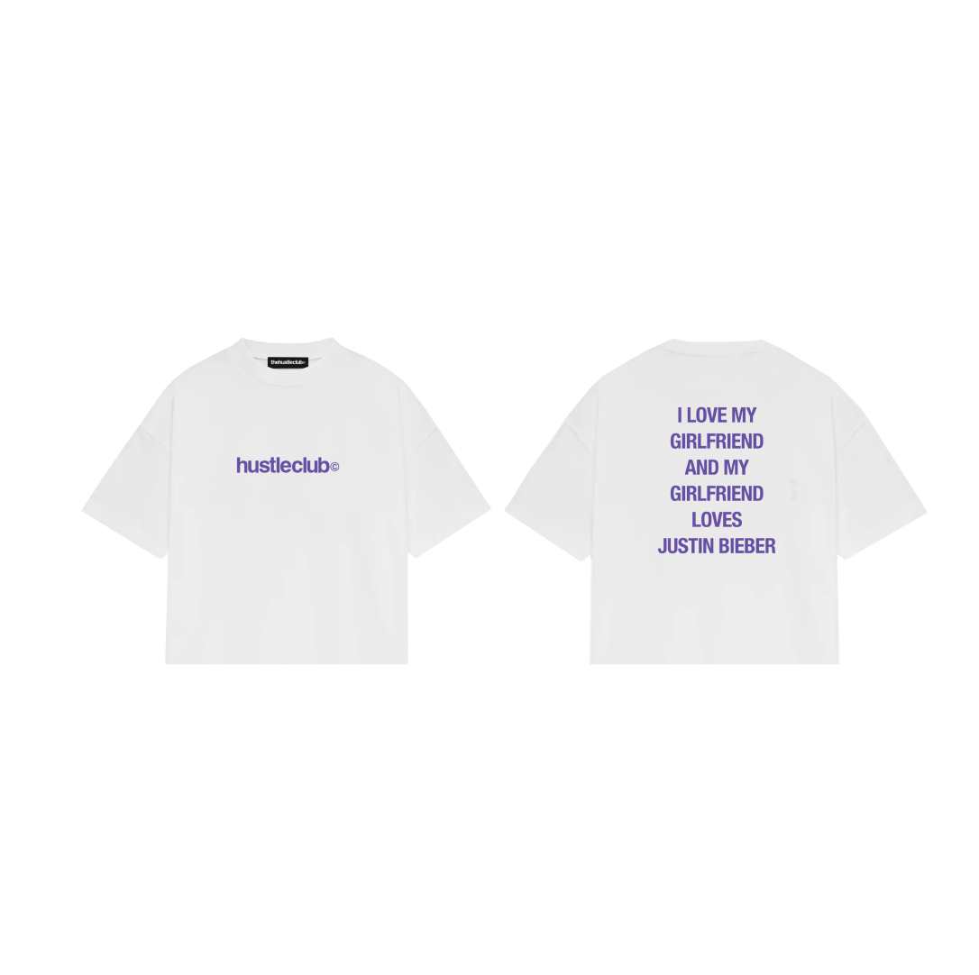 MY GIRLFRIEND LOVES BIEBER (PRE ORDER 14 DAYS)