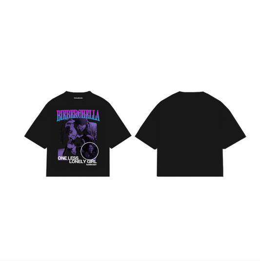 ONE LESS LONELY GIRL T-SHIRT (PRE ORDER 14 DAYS)