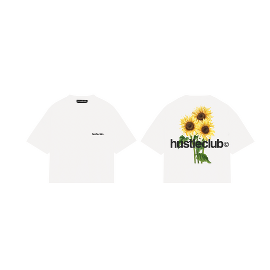 SUNFLOWER WHITE T-SHIRT