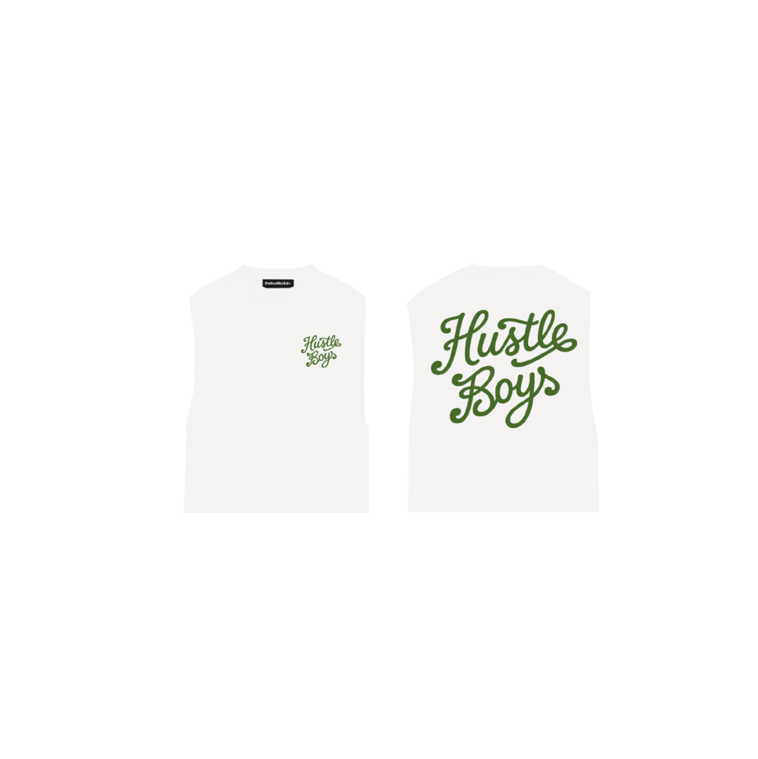 HUSTLE BOYS RAW CUT MUSCLE TEE