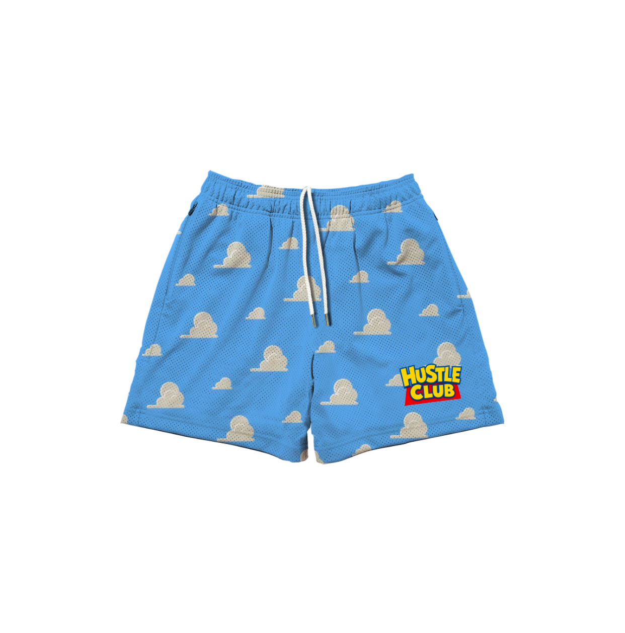 THC STORY REGULAR FIT MESH SHORTS