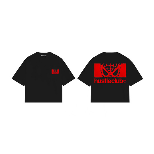 MASK MAN BLACK BOXY T-SHIRT