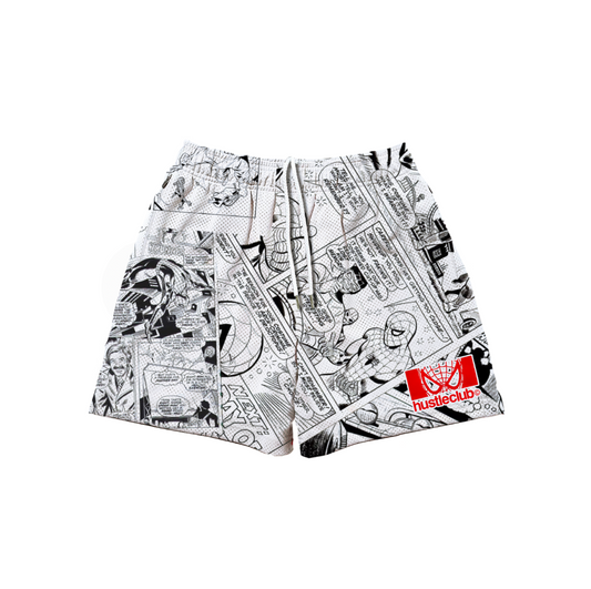 COMICS MESH SHORTS REGULAR FIT