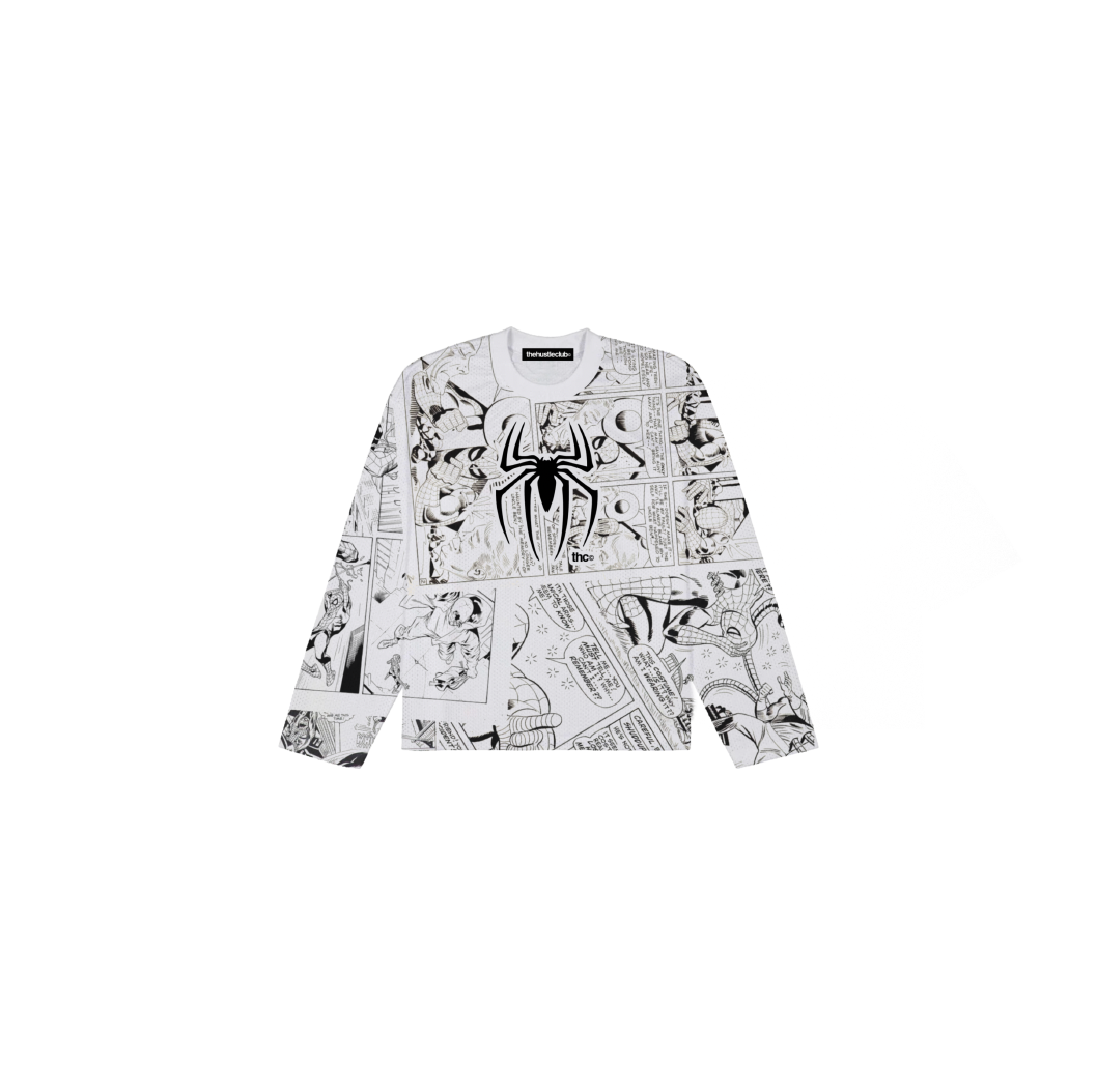 COMICS L/S MESH JERSEY