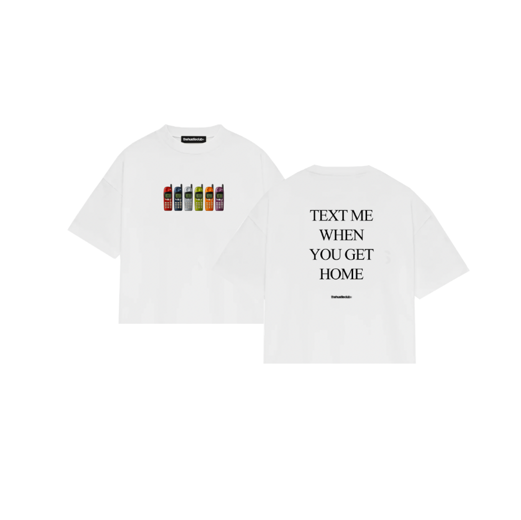TEXT ME BOXY FIT TEE