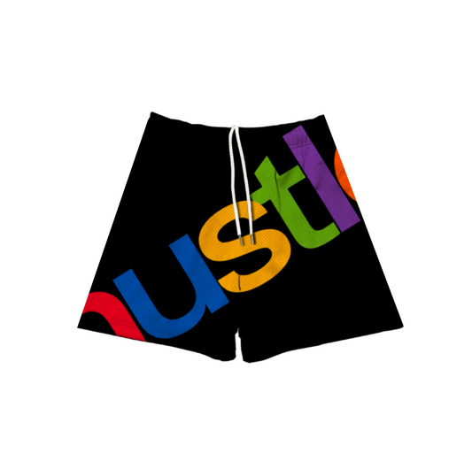 MULTICOLOR LOGO MESH SHORTS REGULAR FIT