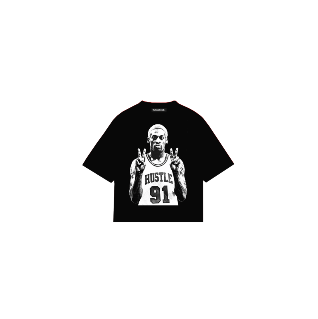 PEACE SIGN BOXY FIT TEE
