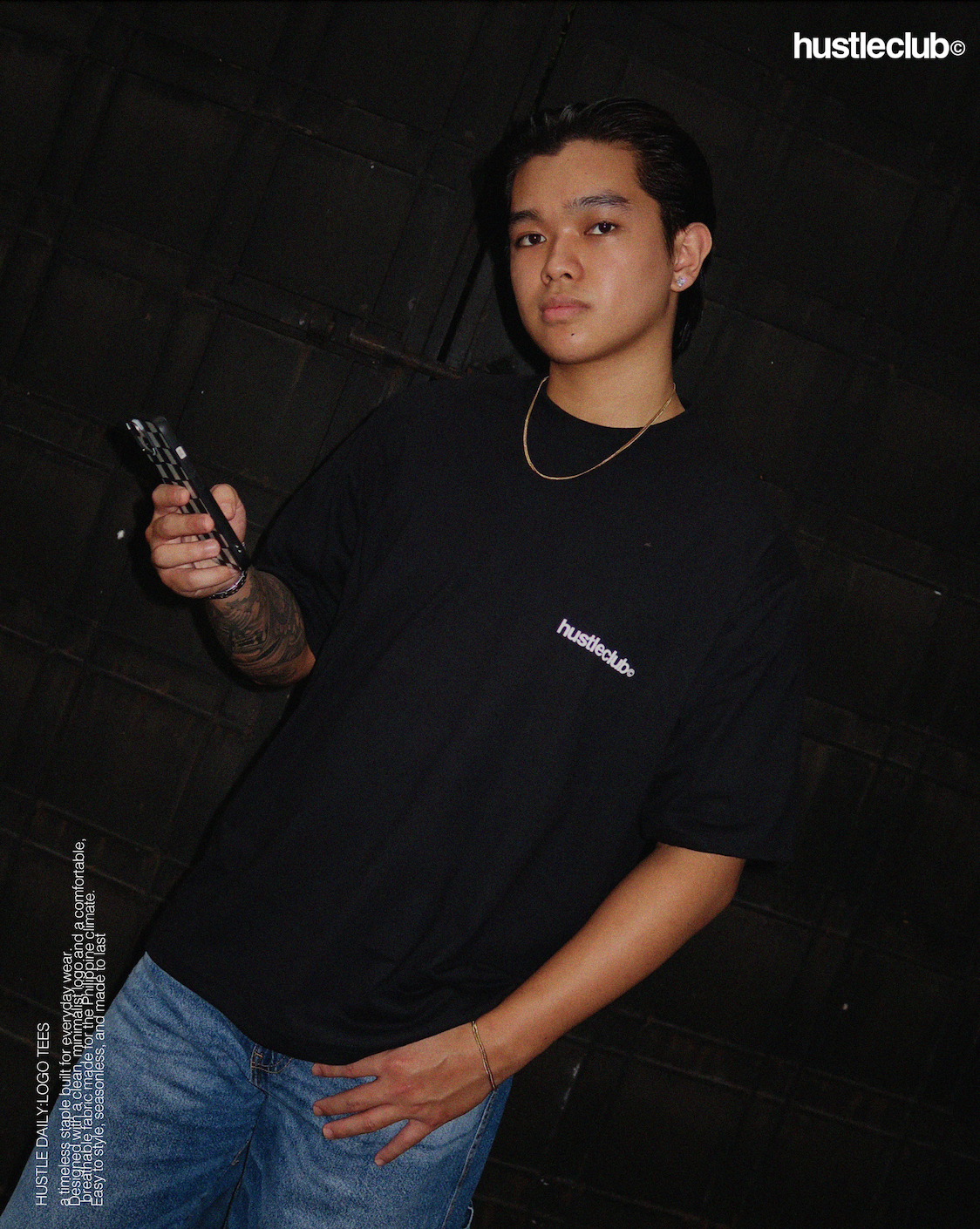 BLACK LOGO T-SHIRT