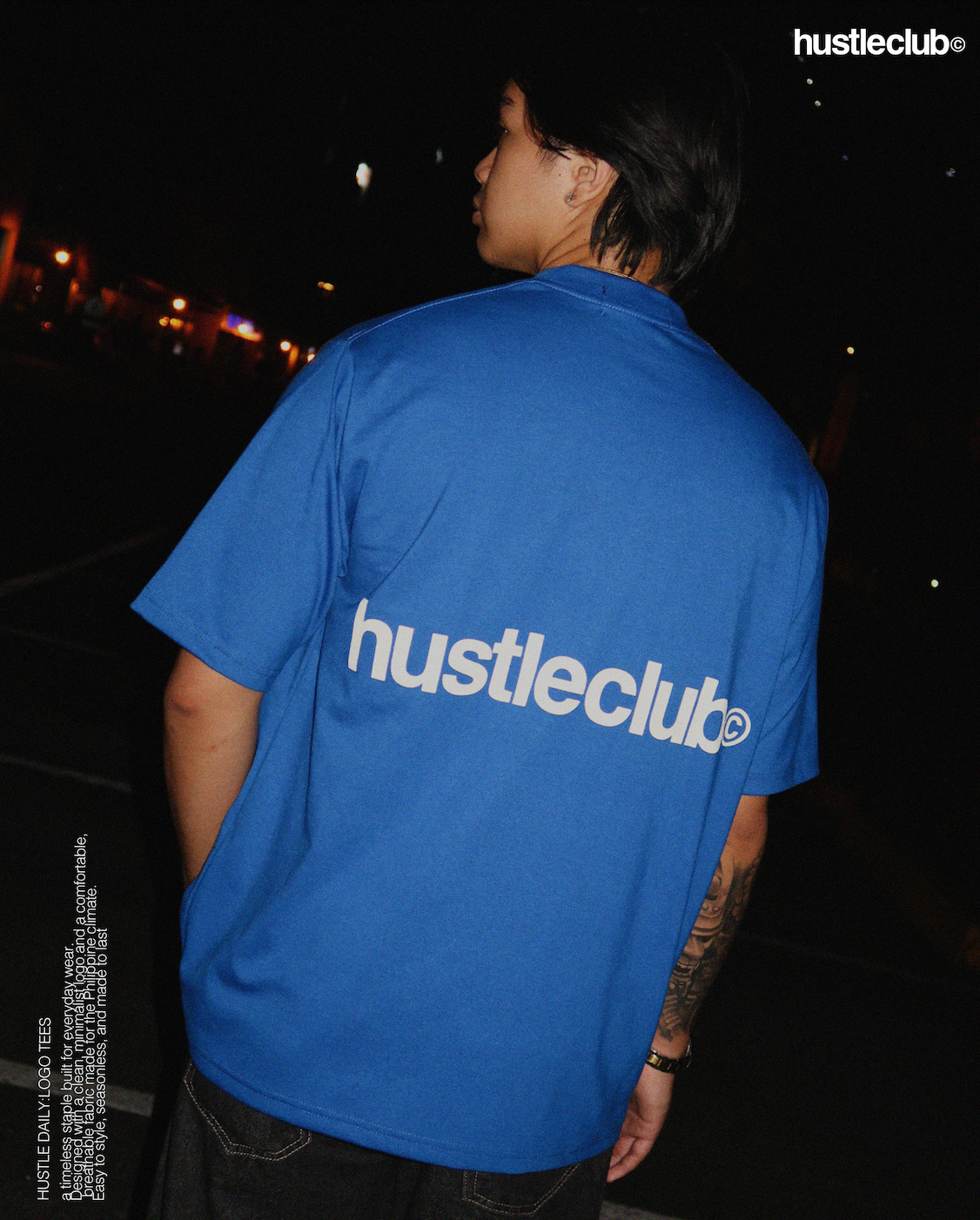 BLUE LOGO T-SHIRT