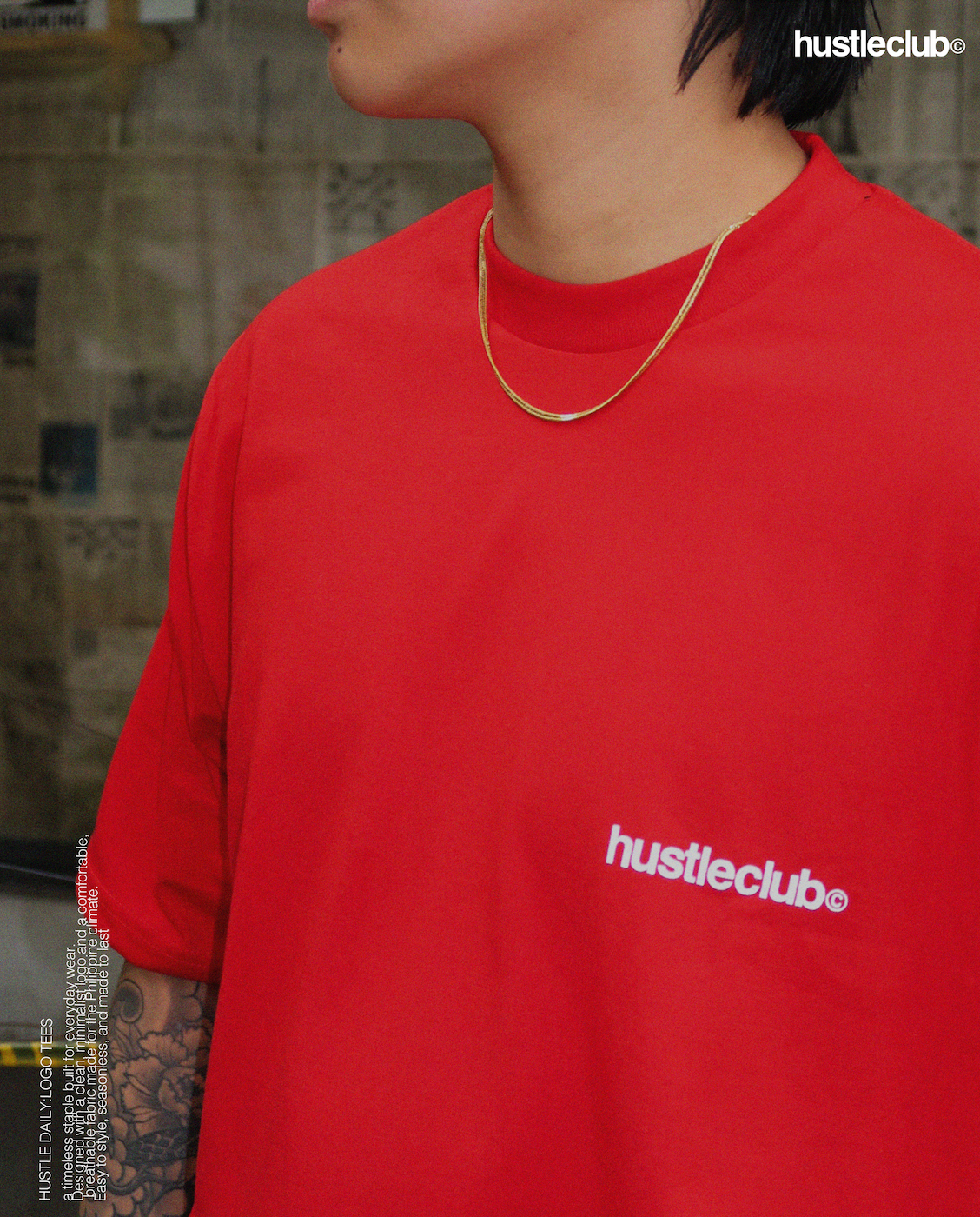 RED LOGO T-SHIRT