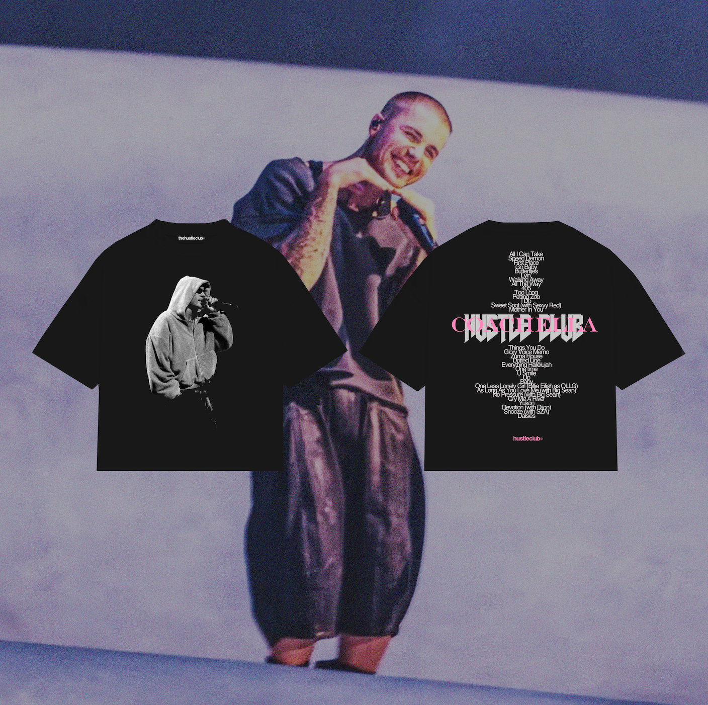 BIEBERCHELLA T-SHIRT (PRE ORDER 14 DAYS)