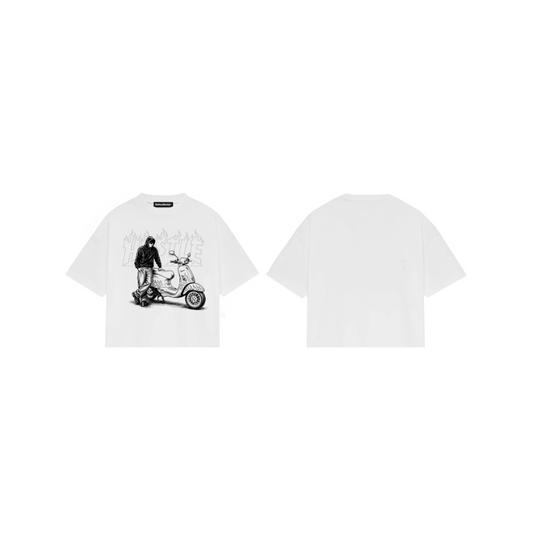SCOOTER CLUB BOXY T-SHIRT
