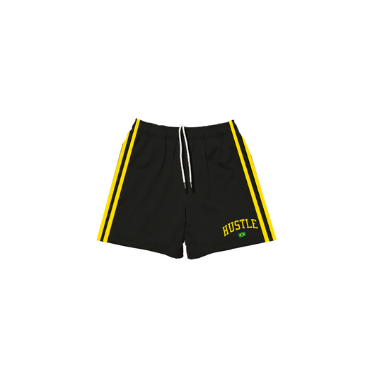 BRAZIL ARCH MESH SHORTS REGULAR FIT (BLACK)