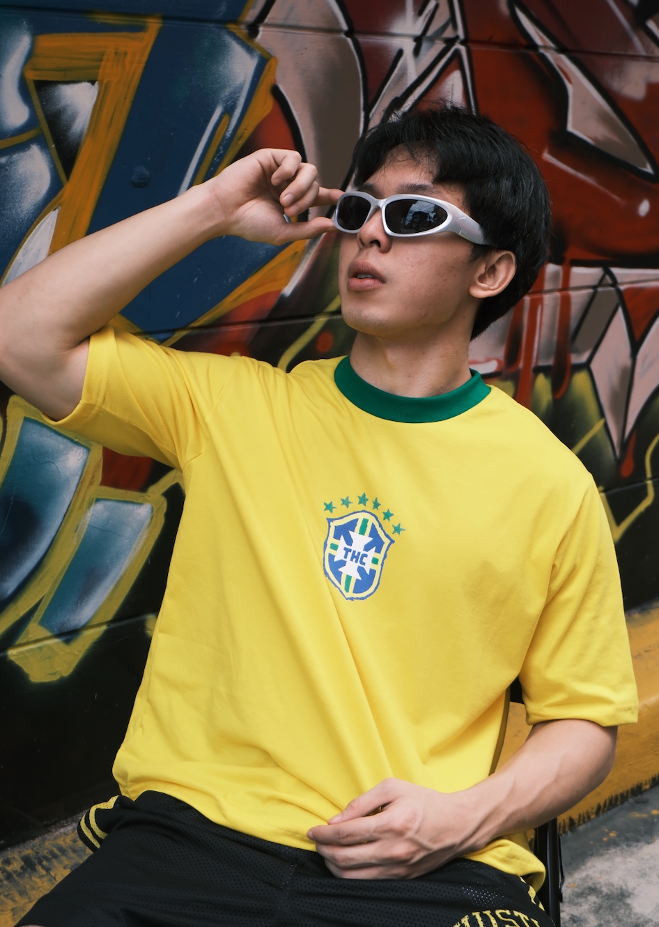 BRAZIL RINGER BOXY T-SHIRT