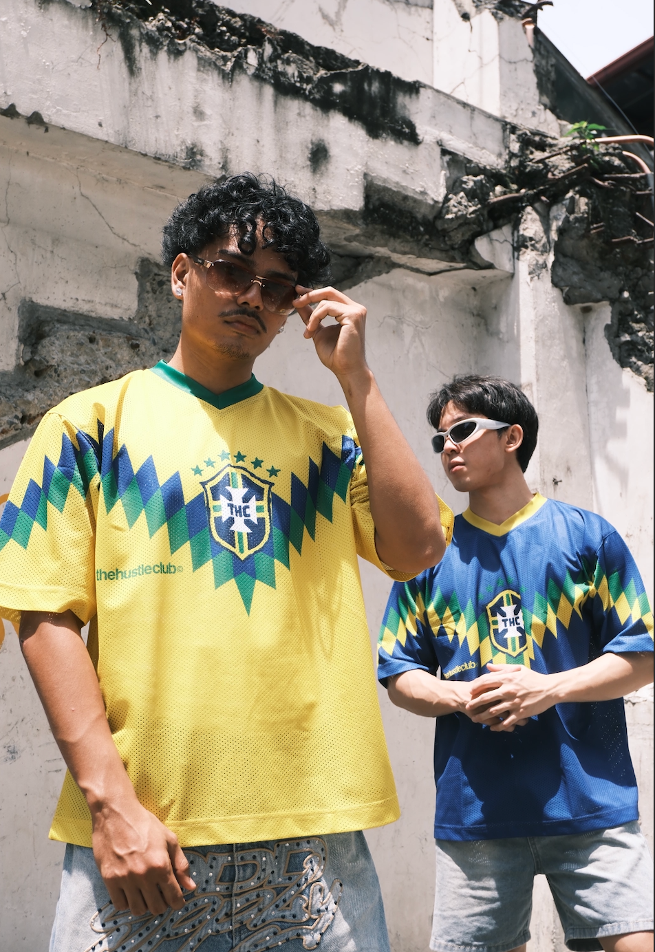 BRAZIL HOME FOOTBALL MESH JERSEY