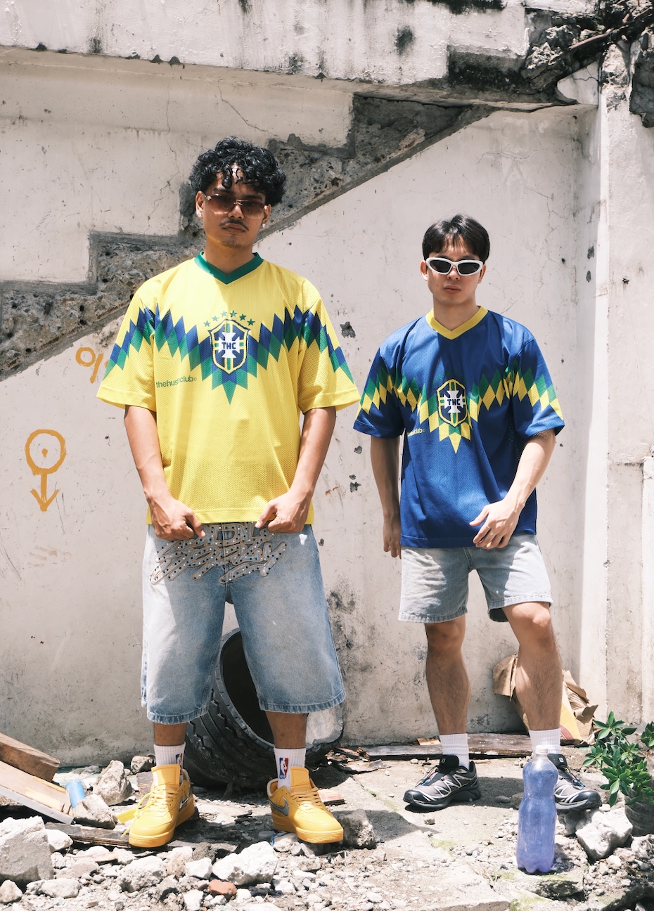 BRAZIL AWAY FOOTBALL MESH JERSEY