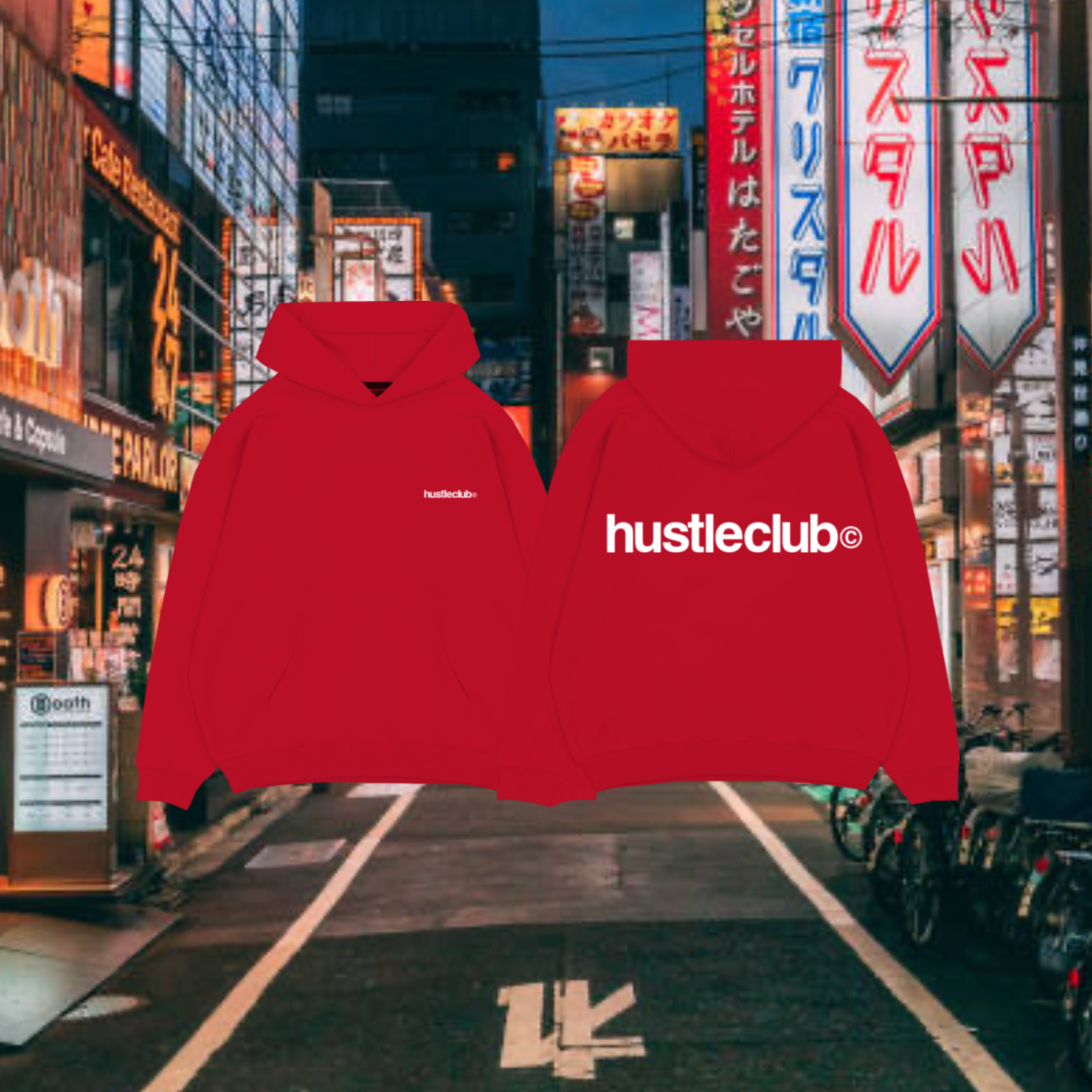 LOGO HOODIE RED